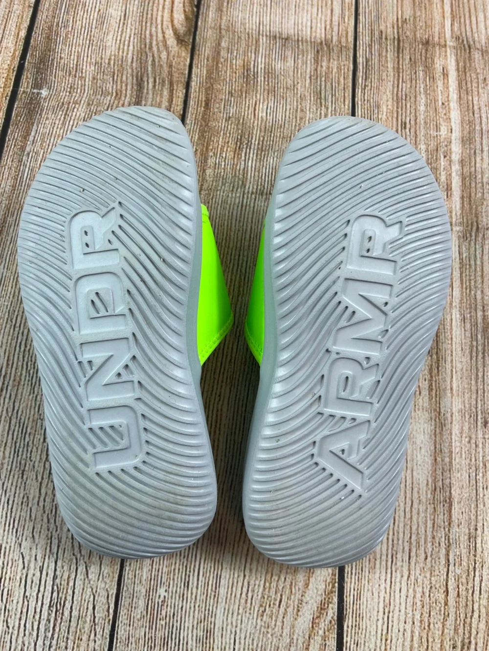 Under Armour Kids Boys Ignite Pro 8 Slides Sandals Neon Green Size 1Y